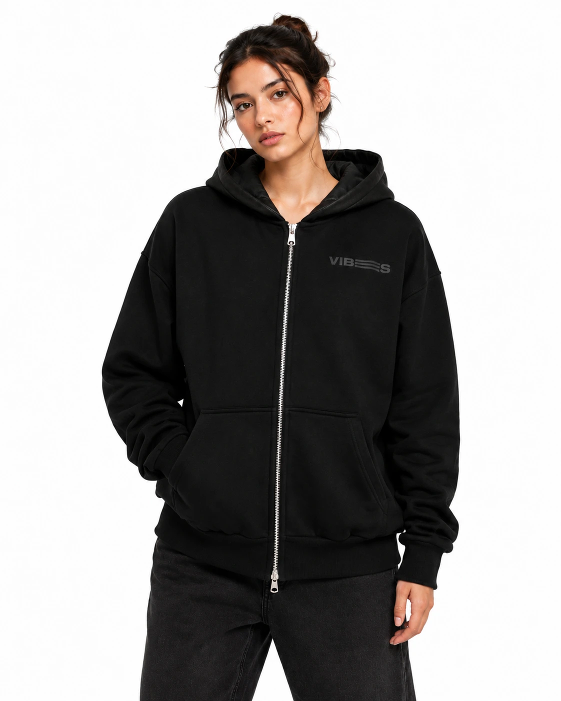 chaqueta boxy fit ultra capota cuerina